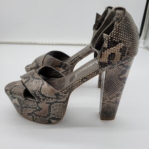 Carmen Platform Leather Sandals Jeffrey Campbell 9